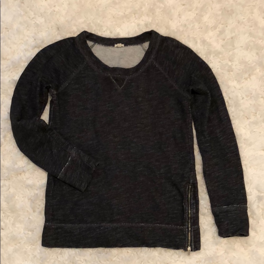 J.Crew side zip sweatshirt